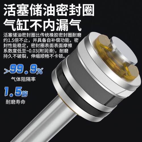 小型气动六角活塞杆不回转迷你气缸CDJ2KB16/10-15-20-25-30-50-B - 图0