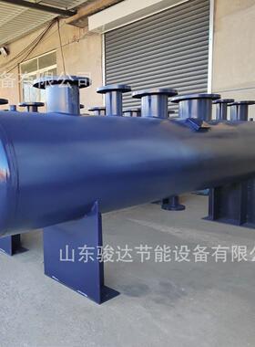 集分水器中央空调机房管道水循环分流碳钢分气缸分集水器