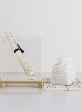 新中MC-TY-47式印玉玺展示办柜摆件样房展厅书房公桌桌面家居章板