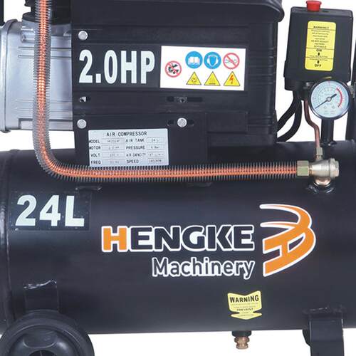 直联活塞空压机低噪音直联机HK2024F2HP1.5KW24LCE认证 - 图0