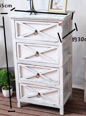 森系复古框做旧实木箱收纳装F9575HM8物箱装饰婚储礼舞台饰