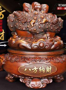 新款金蟾招财客厅办公室摆件装饰品店铺开业收银台三足蟾蜍酒柜礼