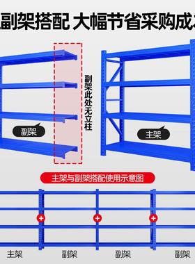 仓储货架多层置物架仓库重型落地展示架加厚家用超市多功能铁架子