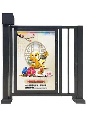现货供应智能人行通道广告门伸缩电动平开小区门刷卡平移门
