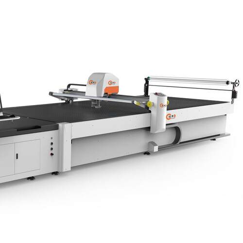 多层电脑全自动裁床服装布料多层裁切鞋帽布料裁剪振动刀切割机 - 图1