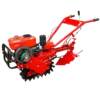 Mini tillage machine, small household gasoline and diesel plow machine, Little Red Bull ditching, ridging, turning soil, seeding and cultivating machine
