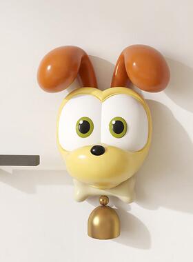 加菲猫周边欧迪入户多巴胺门铃磁吸风铃挂饰室内立体壁饰装饰摆饰