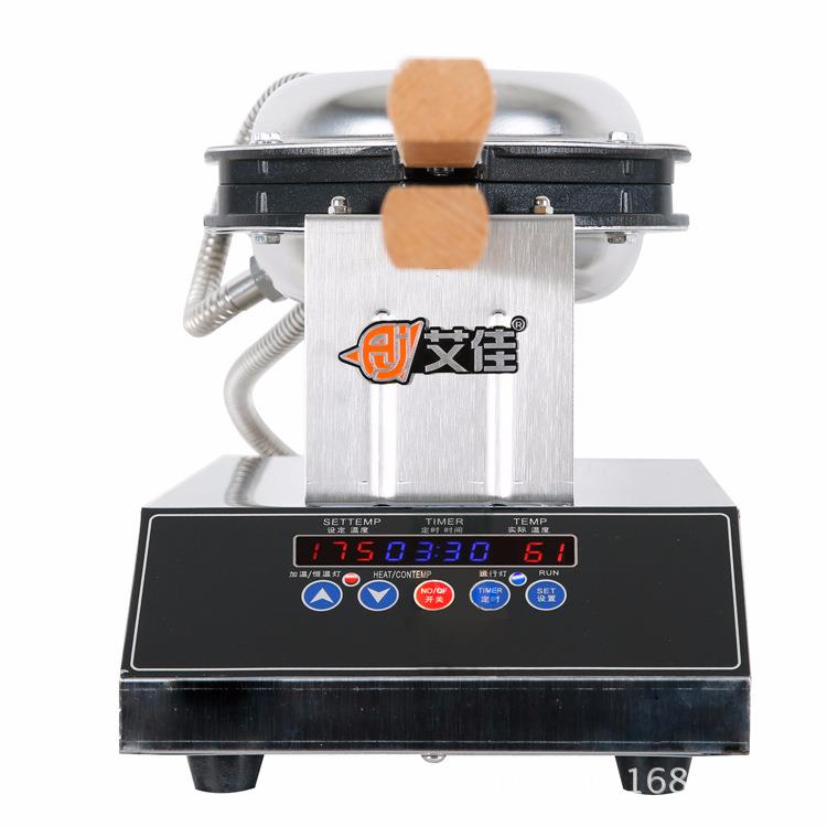 Aijia 110V commercial egg waffle machine intelligent CNC Hong Kong qq electric heating egg waffle machine scone machine egg waffle machine