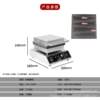 Lushiduo commercial pine cake machine double-sided heating waffle oven scone machine electric heating four-compartment wheat ear-shaped waffle machine