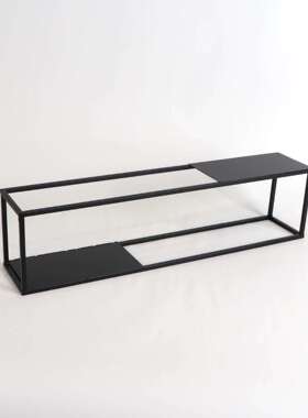 新中式长方装形处托飘盘组合套装摆件样板房MC-TY-54售楼窗茶几茶