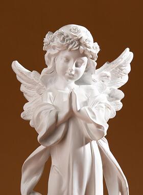 欧式创意白色圣母半身像家居饰品摆件人物雕塑软装工艺品摆设包邮