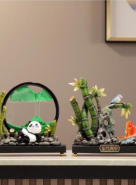 节节礼高竹品子摆件新中FZYY-01式客厅玄关电视柜装饰创意办公室