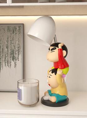 卡通娃娃客厅桌面卧室台灯软装蜡笔鑫灿系列礼品周边活动装饰品