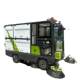 ຖັງຫ້ອຍທາງຫຼັງແບບ Multifunctional Road sweeper ຂະໜາດໃຫຍ່ 240 ລິດ ຖັງຂີ້ເຫຍື້ອສາມາດຖົມຫົນທາງ scenic spot sweeper ໄຟຟ້າ