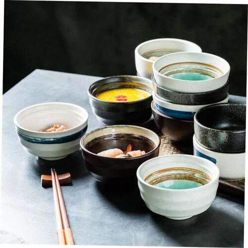 porcelain bowl tableware set breakfast ceramic bowls plates - 图3