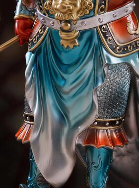 纯铜《智勇双全》关公神像武财神关公摆件客厅玄关公司商铺工艺礼