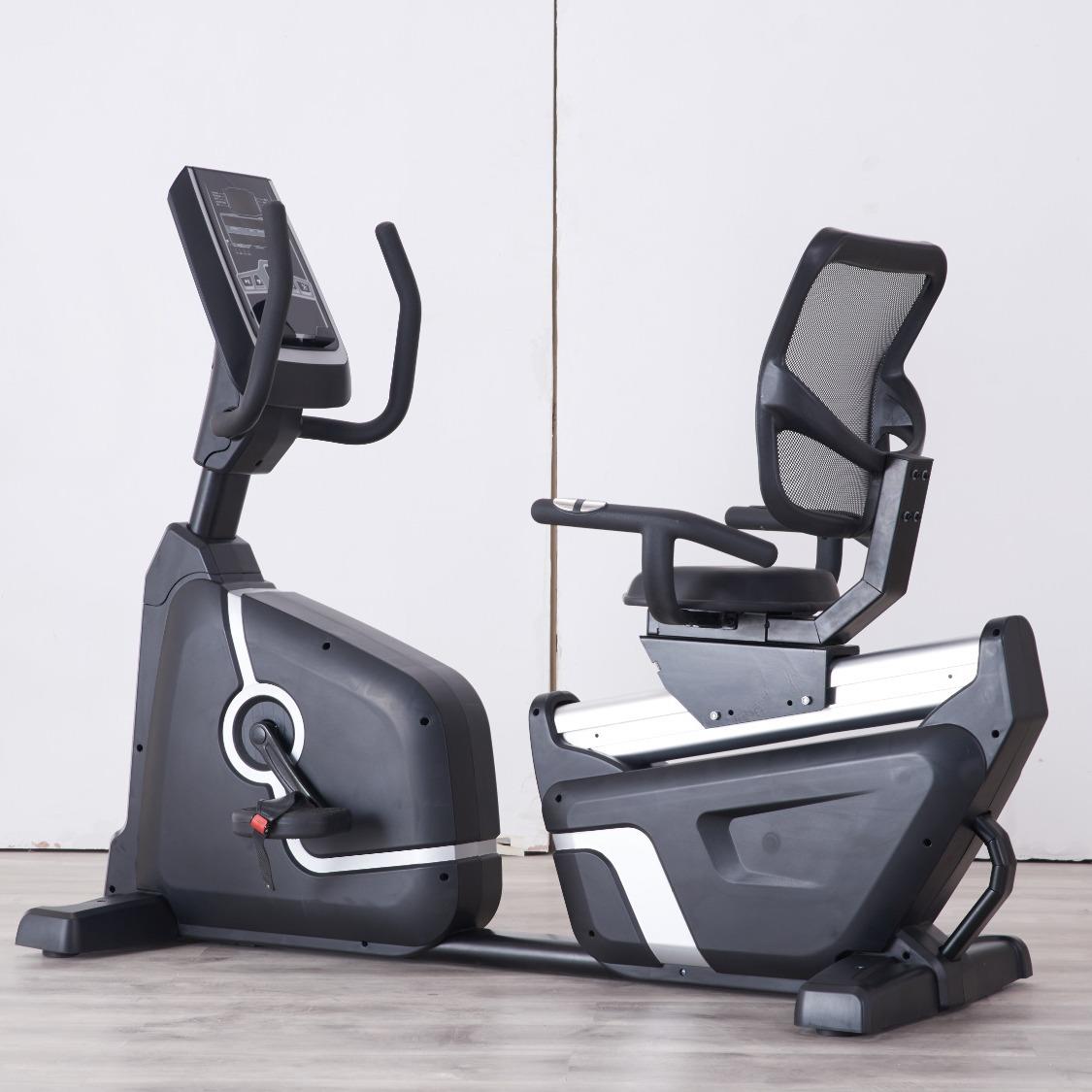 Exercisebike horizontal magnetically controlled exercise bike indoor fitness bicycle sports equipment home bicycle silent