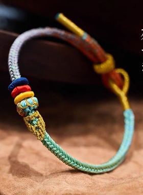 本命年昌殊提笔上岸手链编织手链
