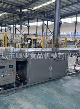 燕麦酥夹心果巧克力涂层冷却一体化生产线糕点糖果外衣巧克力涂层