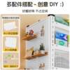 White hole board shelf multi-layer household angle steel integrated wall storage rack floor storage storage cargo shelf