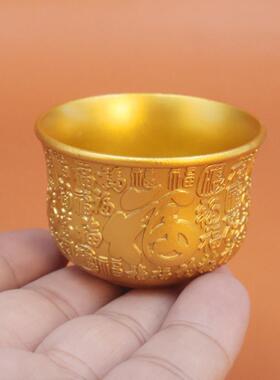 2026合金供杯供奉财神礼佛百福杯供水碗七供八供招财摆件家用祭拜