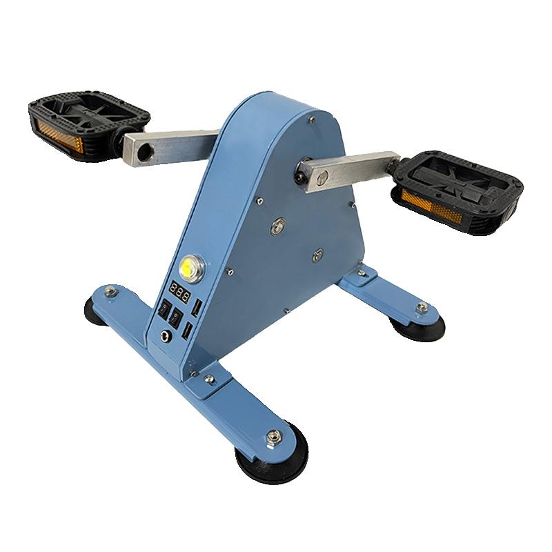 Portable pedal generator, iron coreless brushless permanent magnet, fitness power generation, outdoor charging, spinning bike