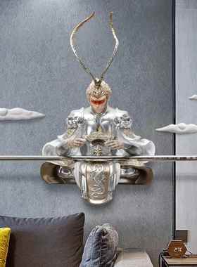 孙悟空3D立体浮雕壁饰壁挂新中式装饰画客厅玄关餐厅挂件斗战胜佛