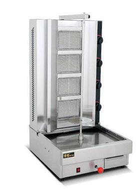 四头电热中东烧烤炉GB-950土耳其烤肉机肉夹馍烤炉旋转烧烤炉