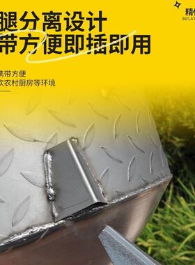 超厚花板柴火炉农村柴火灶家用户外大灶台移动宴席炉精焊烧柴炉子