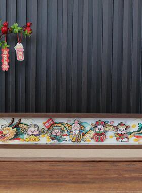 2025年蛇年五路财神办开幕吉祥礼品迁居新居温室礼品招财3D桌摆放