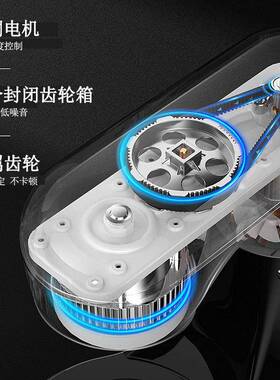 热卖厨师机家用多功能立式揉面机大功率减震黑色小型和面机料理机