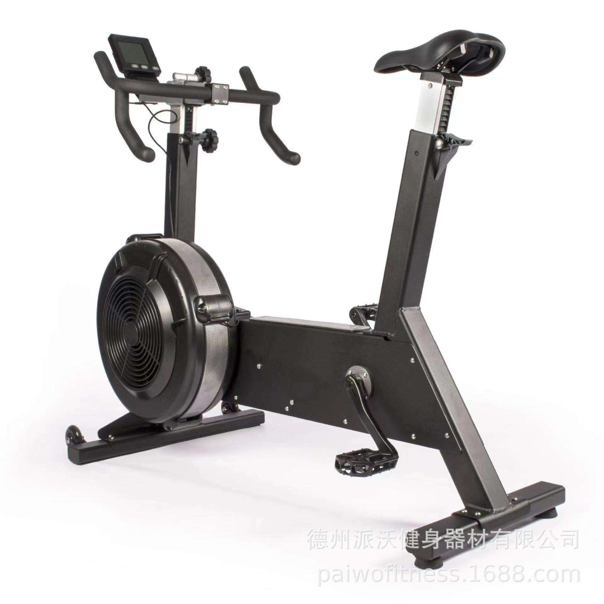 Manufacturer's self-operated aerobic fitness equipment commercial wind resistance bicycle C2 household vertical spinning bicycle wind resistance exercise bike