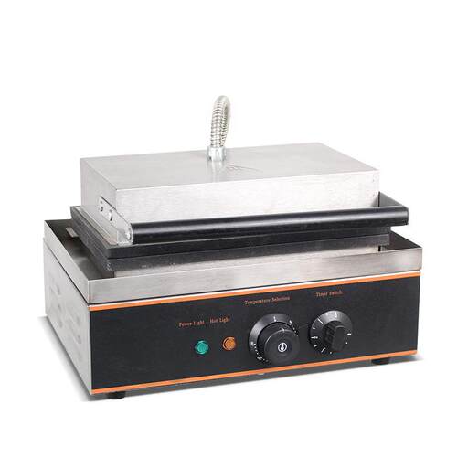 加厚不锈钢商用甜甜圈机双面加热多模具小吃设备电热梅花酥机 - 图2