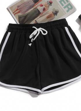 Pack of 3 women’s casual athletic shorts—home wear shorts