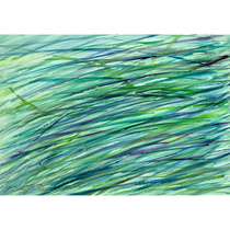 (time-limited pick-up) monthly wave (streaming year 3) limited edition drawing living room bedroom decoration painting creative good manners