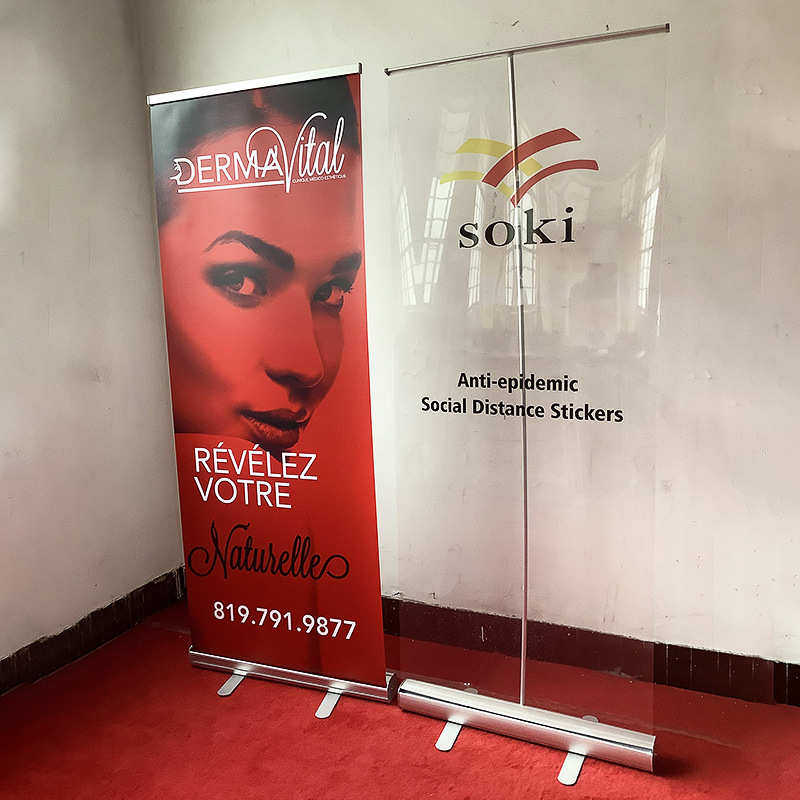 上海工厂二型出口易拉宝门形展架加厚伸缩落地豪华易拉得广告架子,淘宝优惠券,粉丝福利购,淘宝优惠卷