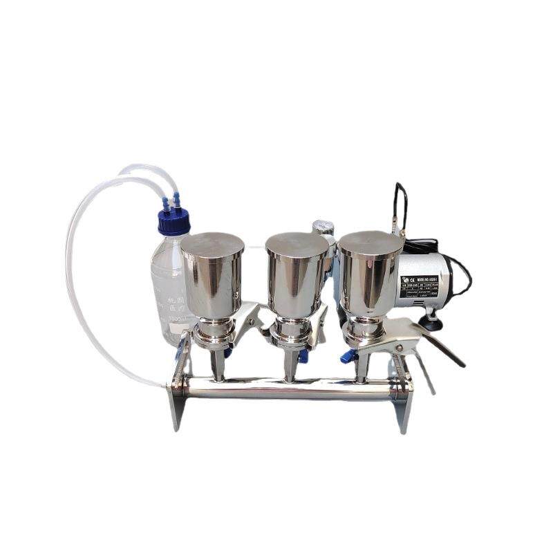 Sterility testing membrane filter Pseudomonas aeruginosa testing stainless steel belt clip cup 300ml filter
