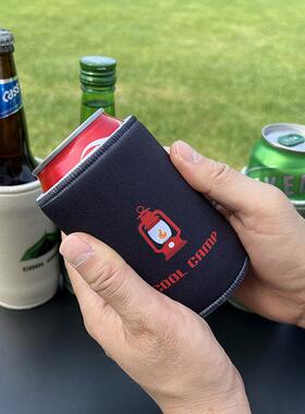 加厚户外露营水杯套保温保冷啤酒饮料瓶保护套易拉罐防滑隔热壶套