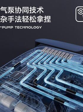 锐珀尔按摩垫多功能全身家用按摩器揉捏靠垫平躺椅垫生日实用礼物