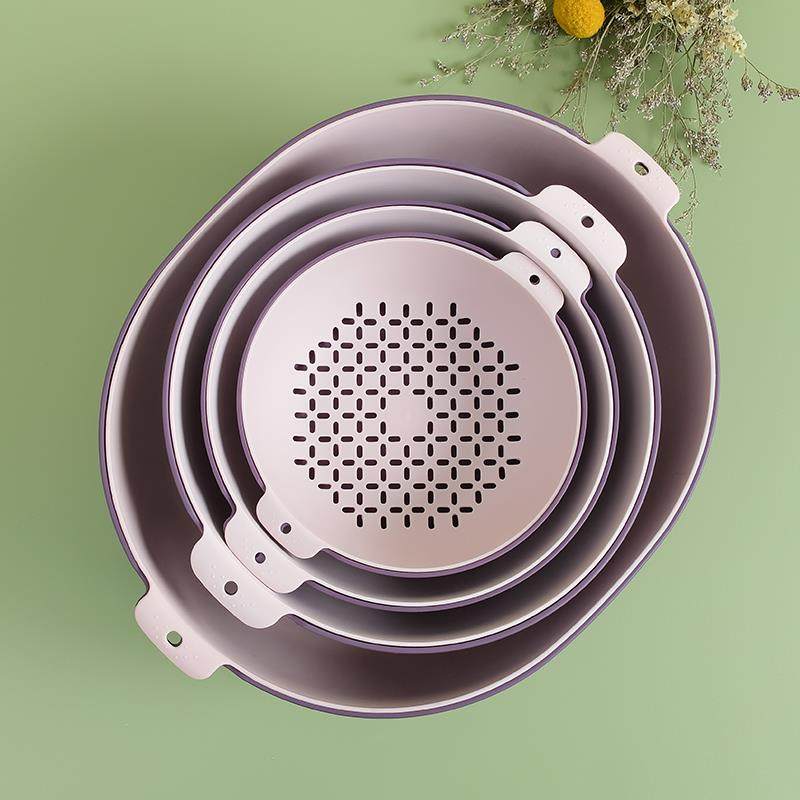 加厚双层塑料洗菜盆沥水篮子厨房神器多功能家用水果盘洗水果菜篮,淘宝优惠券,粉丝福利购,淘宝优惠卷