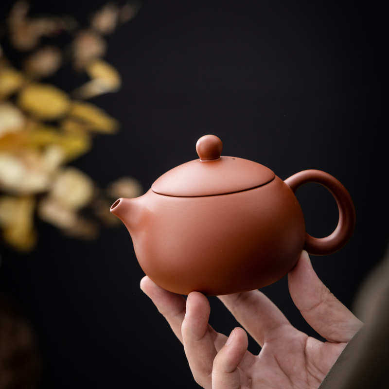 Original ore purple sand pot capacity handmade teapot Zhu single bubble tea red purple sand Xishi Kungfu clay teapot size