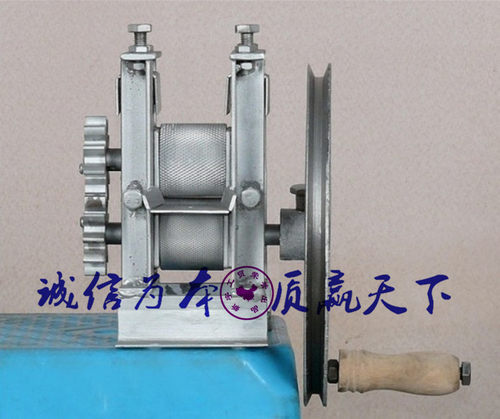 小型手摇破篾机 手动 破竹机 开篾机 竹条开片机 竹条分层机 - 图3