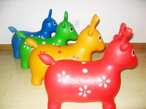 Children inflatable hop horse PVC rubber inflatable horse inflatable deer cow non-toxic and increased thicken