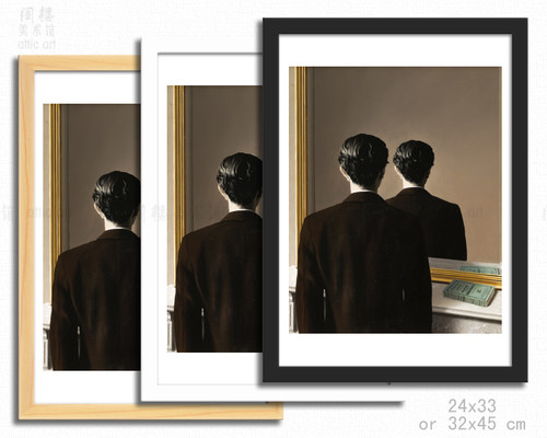 禁止复制 Rene Magritte 马格利特 装饰画 超现实主义 前卫艺术 - 图0