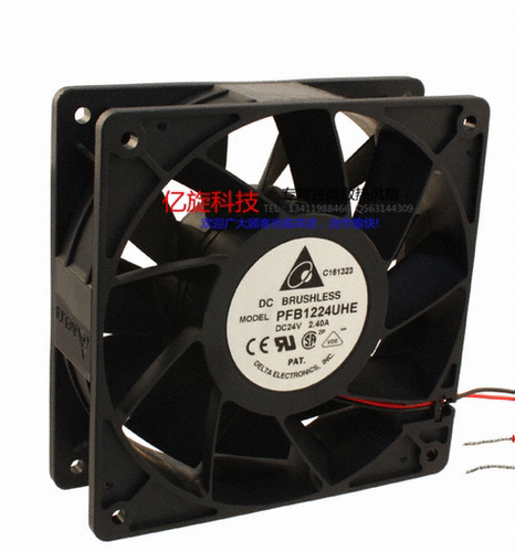 原装台达 24V 2.40A PFB1224UHE 12CM 12038 暴力 变频器散热风扇 - 图1