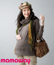 Taiwan mamawy Mamaway pregnant woman with pregnant woman jacket hooded sweatshirt 08258