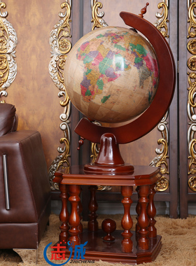 志诚欧式风落地摆件木质工艺品