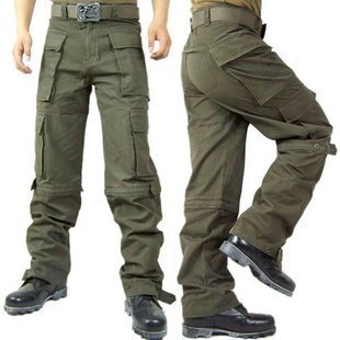 2018春夏戶外軍迷登山休閒純棉軍褲可拆卸兩截褲大口袋多袋褲特價