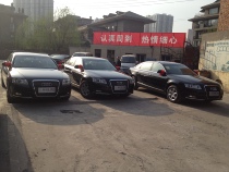 Xian Audi wedding car rental new Audi A6L black wedding car wedding wedding rental car