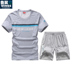 Mở rộng mùa hè mới cho nam thể thao phù hợp với quần short tay ngắn thể thao trung niên phù hợp với thể thao nam mùa hè quần mỏng - Thể thao sau bộ thu đông adidas nam Thể thao sau